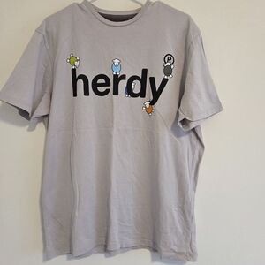 Herdy Grey Graphic T-Shirt
